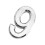Silver Plastic Self-Adhesive House Hotel Door Number  Sticky Numeric D 1
