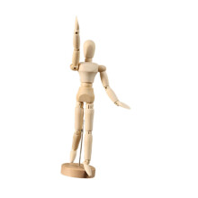 Artists Wooden Manikin Puppet Model Wood Male Mannequin for Office Hom
