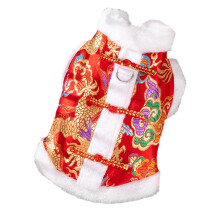 New Year Dog Dragon Robe Costume Clothing Clothes 2024 Dogs Outfit for