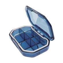 Travel Pill Organizer with Divider Small Pill Container for Bag Purse