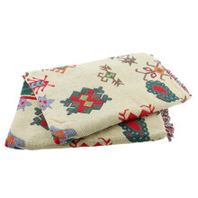 Jacquard Cotton Sofa Throw Arm chair Single Bed Blanket Picnics Rug -B