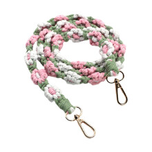 Flower Woven Phone Strap Lanyard Crossbody Shoulder Strap for Women Ke