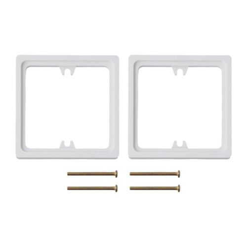 2 Pieces Single Socket Spacers Switche Accessory for Office Living Roo