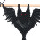 Macrame Wall Hanging Tapestry Bat Pattern Long Tassel for Wedding Home 2