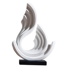 Abstract Sculpture Resin Table Centerpiece for Cabinet Bookshelf Livin