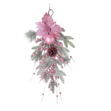 Christmas Swag Durable Front Door Wreath for Birthday Housewarming Far