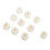 10pcs Six Sided Dice D6 Playing D&D RPG Party Games Dices White 2