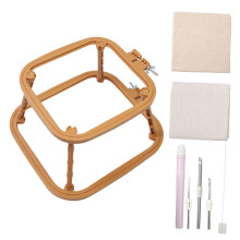 Desktop Embroidery Frame Punch Needle Handle Tools for Punch Needle Qu