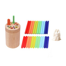 Montessori Toddlers Toys Color Sorting Sticks for Kids Toddlers 2 3 Ye