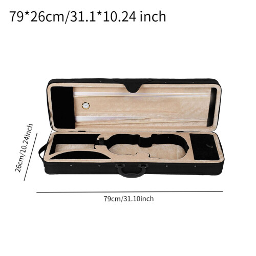 Violin Case 4/4 Hard Shell Violin Storage Case for Musicians Beginner 1