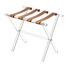 Acrylic Luggage Rack Storage Rack Heavy Duty Portable Fashion Suitcase