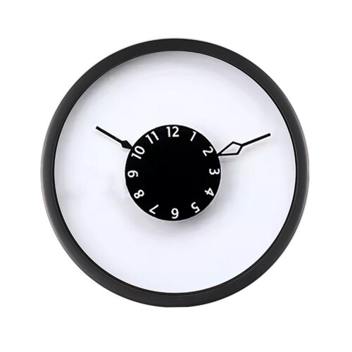 Decorative Wall Clock 10inch Modern Wall Art Decor for Dorm Bedroom Ba