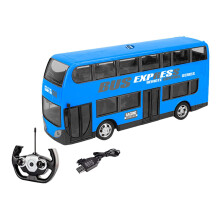 RC Model Car Toy Portable Sturdy Remote Control Bus for Boys Girls Kid