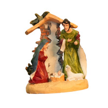 Christmas Nativity Scene Figurine Decor Xmas Statue for Gift Closet St
