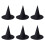 6x Halloween Witch Hat Cap Pointed Top Hat for Festivals Carnivals Rol 1