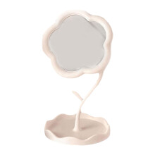 Makeup Mirror for Desk Adjustable Flexible Flower Shaped Vanity Mirror