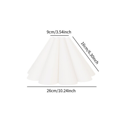 Petal Tabletop Lamp Shade Bedside Light Shade for Wedding Restaurant B 1
