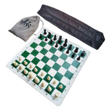 Portable Chess Set Educational Lightweight Rollable Strategy Game Boar