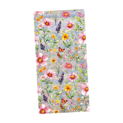 Rainbow Window Privacy Film Floral Pattern Window Decoration Decals fo