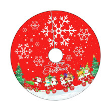 Christmas Tree Skirt Decorative Rustic Tree Rug for Living Room Indoor