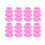 200Pcs Heart Shaped Ink Cups Disposable Container Pigment Caps for Per 1