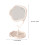 Makeup Mirror for Desk Adjustable Flexible Flower Shaped Vanity Mirror 2