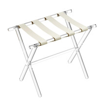 Acrylic Luggage Rack Storage Rack Heavy Duty Portable Fashion Suitcase