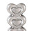 Ceramic Heart Shaped Flower Vase Table Ornament for Office Dorm Multip 2