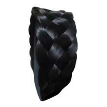 Hair Braided Headband Headpiece Braid Chunky Hair Band for Women Girl