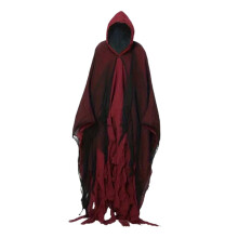Halloween Robe Cloak Horror Witch Cape for Man Women Escape Room Theme