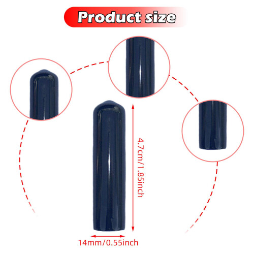 5 Pieces Pool Cue Tip Covers Protective Caps Easy to Install Soft Prot 1
