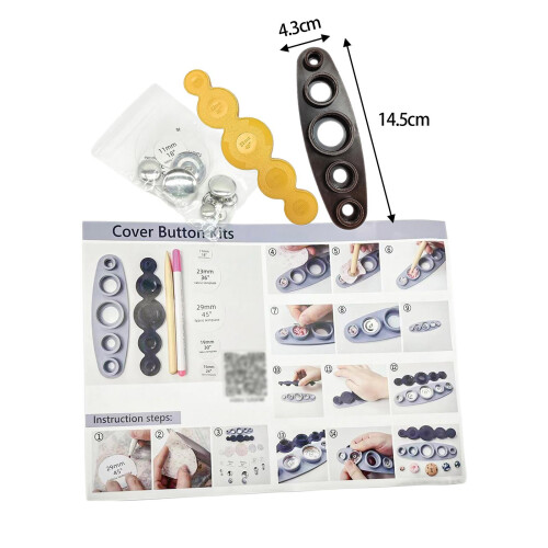 Button Maker Tool Portable Fabric Covered Button for Shirt Down Jacket 1