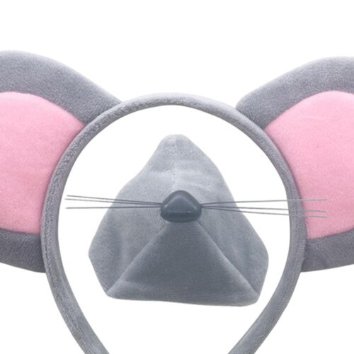 Mouse Ears Headband, Bowtieand Tail Accessories Set for Halloween Part 2