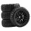 4x 1/18 RC Car Tires DIY Assembly Replace for Typhon Grom Short Course 1