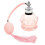 Vintage Crystal Perfume Bottle Long Bulb Tassel Atomizer 100ml Pink 1