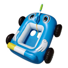 Cartoon Car Design Kids Pool Floats with Water Squirt for Backyard Sum