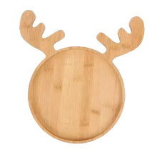 Christmas Decorative Plate Xmas Decor Wood Serving Tray Decorations Or