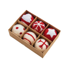 6Pcs Christmas Ball Ornament Hanging Decoration for Holiday Office Far