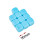 10Pcs 16mm Blank Dice Six Sided Dice for Board Games Custom Making Cla 2