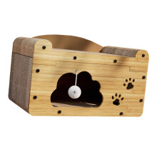 Cardboard Cat House Large Multifunctional Cat Furniture Scratching Pad