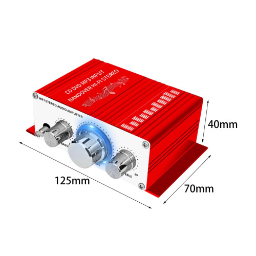 Mini Audio Amplifier Compact Portable for Home Audio System Car Audio 1