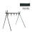 Camping Storage Shelf Black Folding Storage Shelf for Camping Outdoor 1