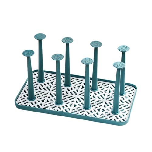 Cup Drying Rack with 8 Detachable Hooks Mug and Cup Organizer for Hote