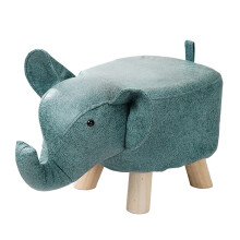 Elephant Bench wood Storage Ottoman Stool for Guest Rooms Decor Outdoo