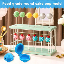 Set van 2 Cakepopvormen, Ronde Cakepopvorm voor Thuis, Bakkers en Doe-Het-Zelfaccessoires