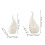 2x Elephant Figurine Cute Table Sculpture for Mantel Decorative Bathro 2