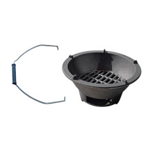 Charcoal Grill Convenient Japanese Cast Iron for Garden Patio Backyard