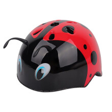3D Ladybug Bike Helmet Kids Portable Road Cycling Helmet for Children