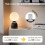 Round  Table Lamp Charging USB Night Light Bedside Desktop LED Table Lamp Stepless Touch Ambient Light 4