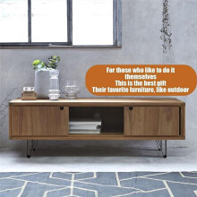 4 Patas de Metal Negro para Muebles, Estilo Moderno y Moderno, para Sofá, con Tornillos Ajustables y Soporte Fuerte.